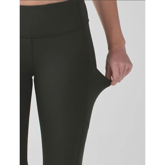 LULULEMON ATHLETICA Speed Tight IV In Gator Green Size 10 - Picture 2 of 8